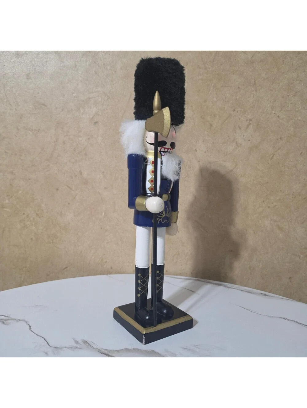 Garden Ridge 12in Nutcracker Soldier Blue Gold Christmas Holiday Decor